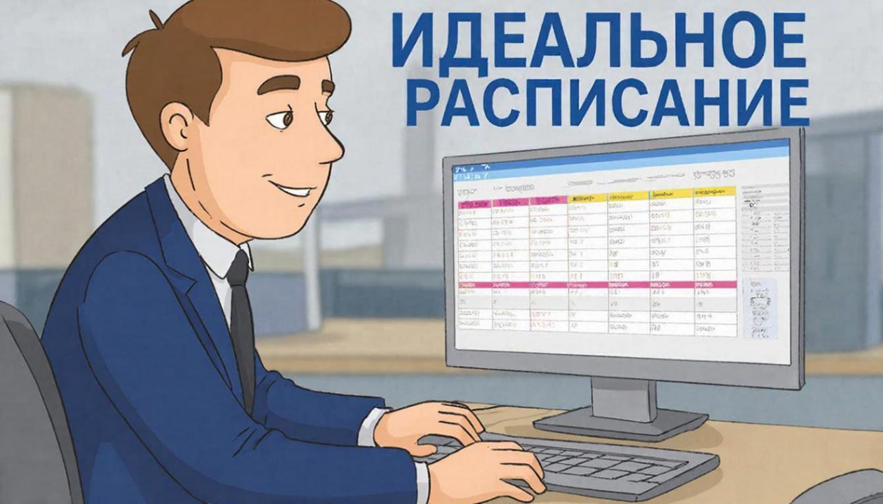 Расписание, которое работает на вас, а не вы на него 😎